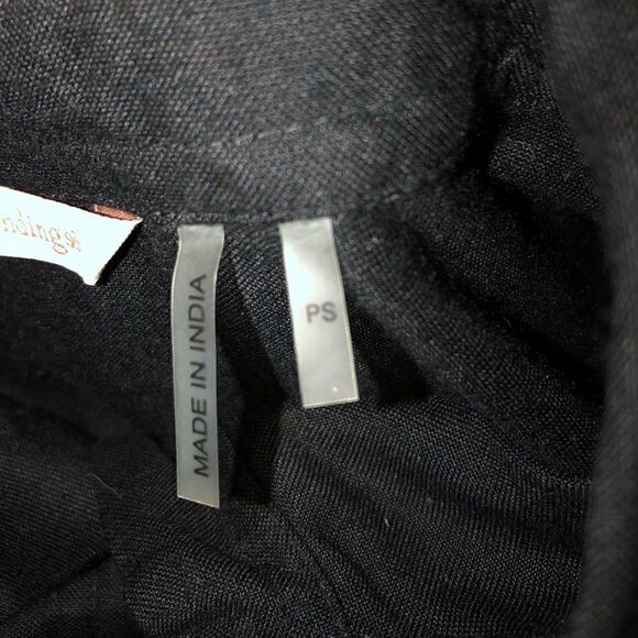 Soft Surroundings oversized black button down hi low shirt - Picture 5 of 9